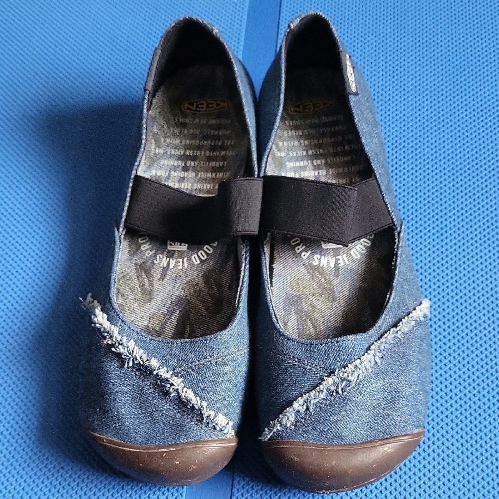 Keen Women's Casual Blue Loafers - Picture 4 of 8